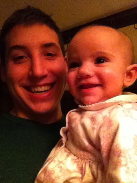 Eric with baby Gracie